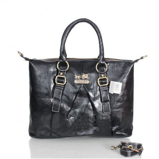 Coach In Signature Medium Black Satchels ASE | Women